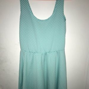 Blue Polkadotted dress
